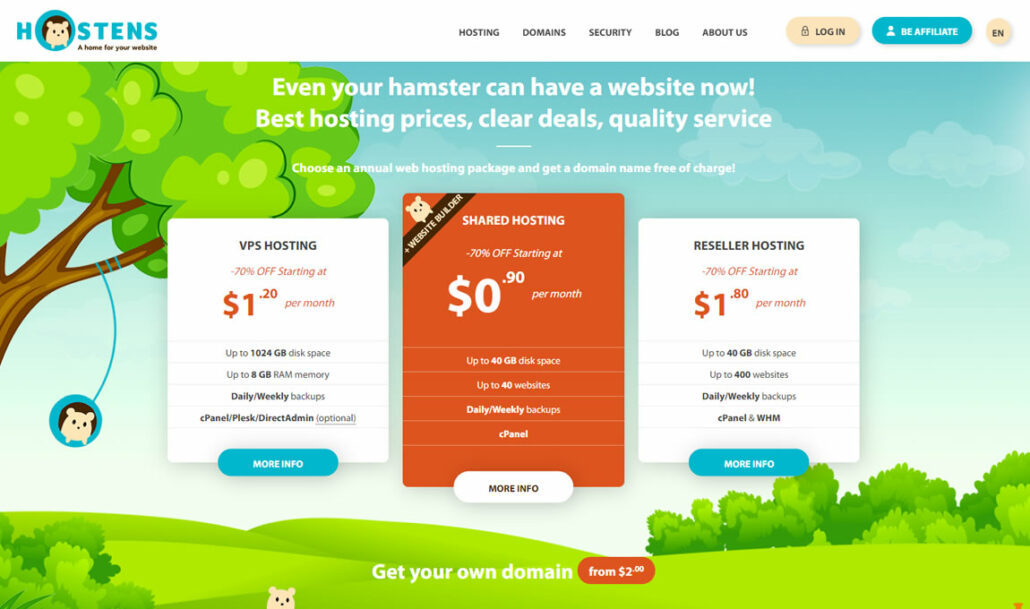 Hostens Promo Codes