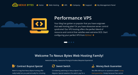 Nexus Bytes VPS Hosting