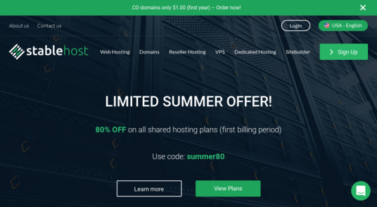 StableHost Coupon Code
