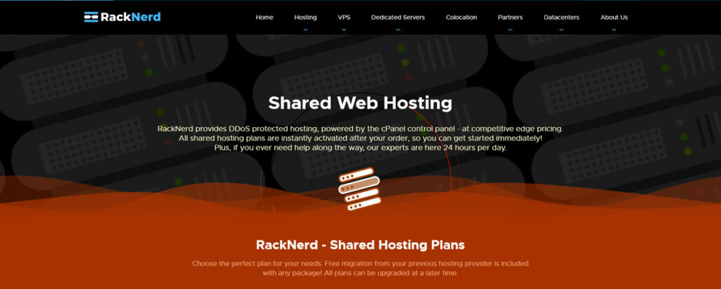 racknerd shared hosting