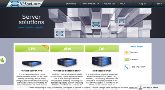 VPSnet vps hosting