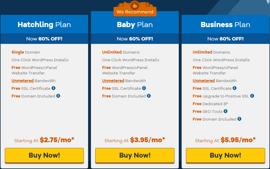 hostgator shared hosting